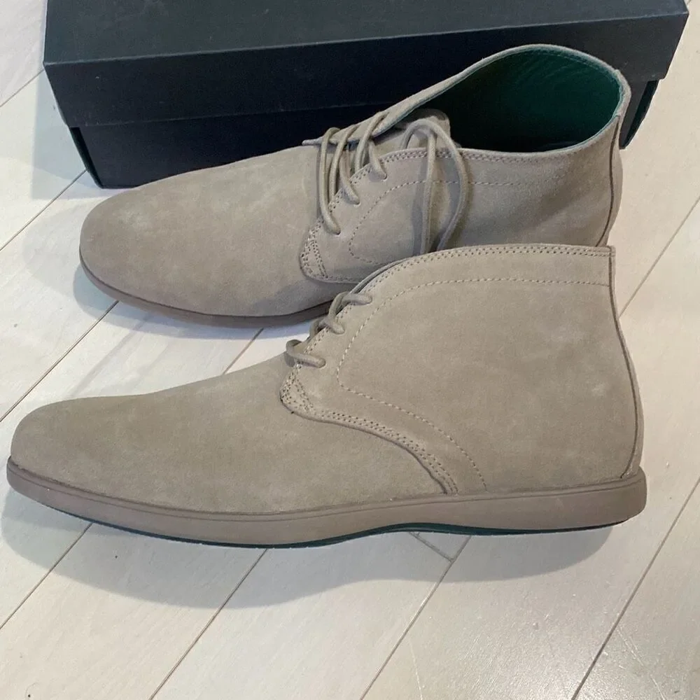 Fibonacci Footwear Men's The Abbacis Chukka Boots Stone Tan Size 10.5